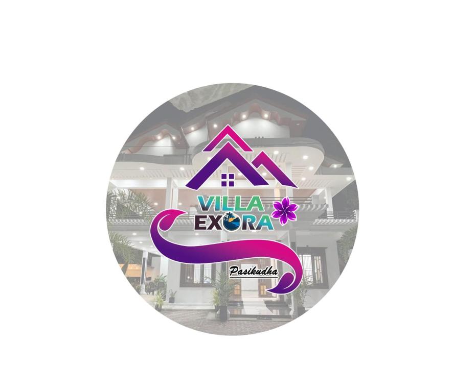 a logo for a villa evora at Villa Exora Pasikudha in Batticaloa