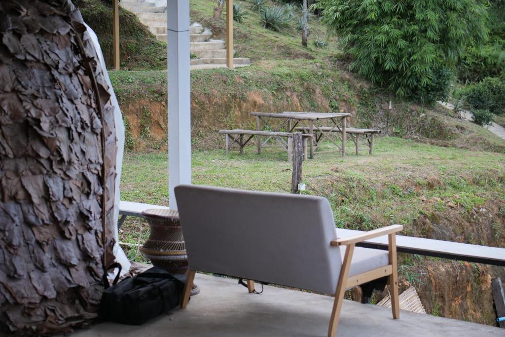 Zahrada ubytování เห็ดเหลือง แคมป์โซนเต็นท์โดมDome tents Camping Zone Hedreung Rakthai camping