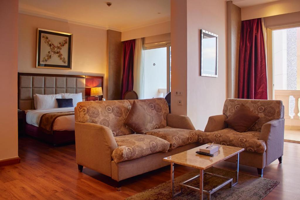 Posezení v ubytování Tolip Hotel Alexandria