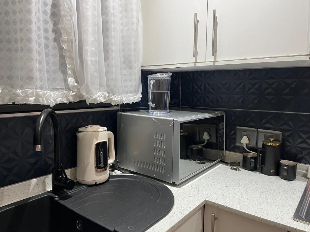 Kuchyň nebo kuchyňský kout v ubytování The Benjamin Accomodation