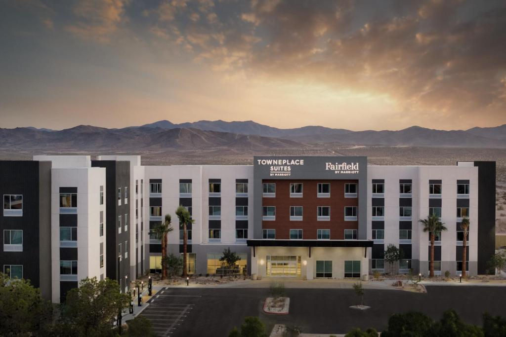 an artist rendering of a hotel in the desert at TownePlace Suites by Marriott Marriott Barstow in Barstow