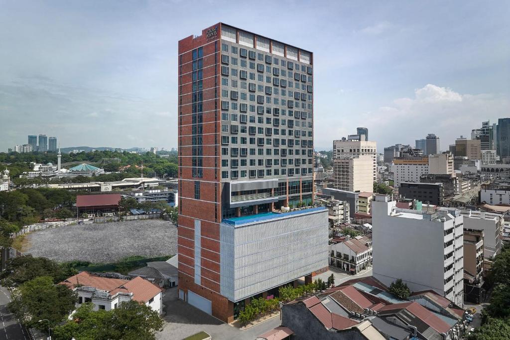 Nespecifikovaný výhled na destinaci Kuala Lumpur nebo výhled na město při pohledu z hotelu