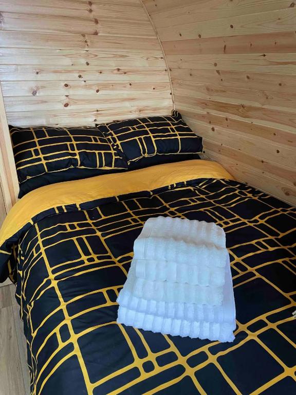 Postel nebo postele na pokoji v ubytování The Sandy Pod