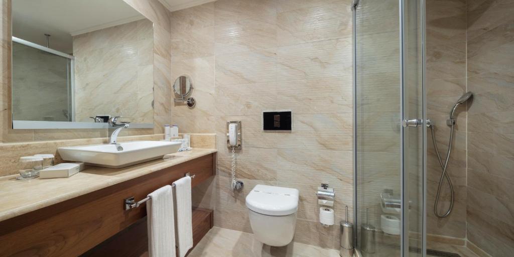 Koupelna v ubytování Nirvana Mediterranean Excellence - Ultra All Inclusive