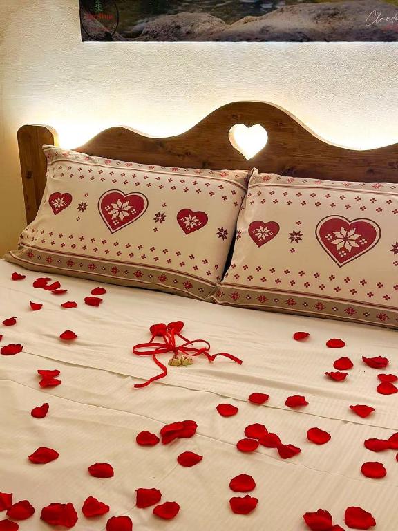 Postel nebo postele na pokoji v ubytování Il Borgo Guest House Subiaco