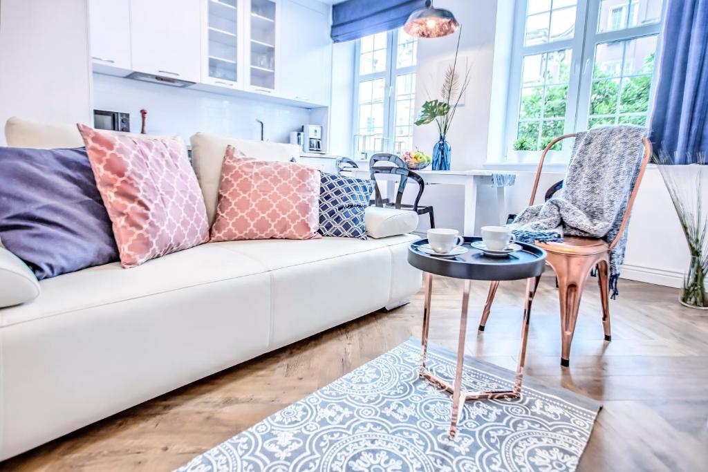 Posedenie v ubytovaní Family Luxury Nature Apartment, 1-6, 2 sypialnie i salon, 100m Bazylika
