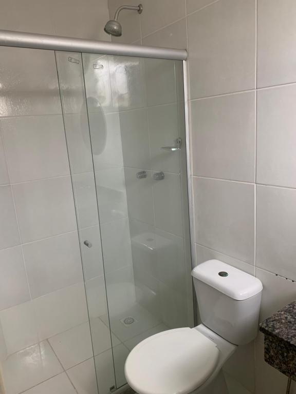 Koupelna v ubytování VIRASSOL Praia Hotel