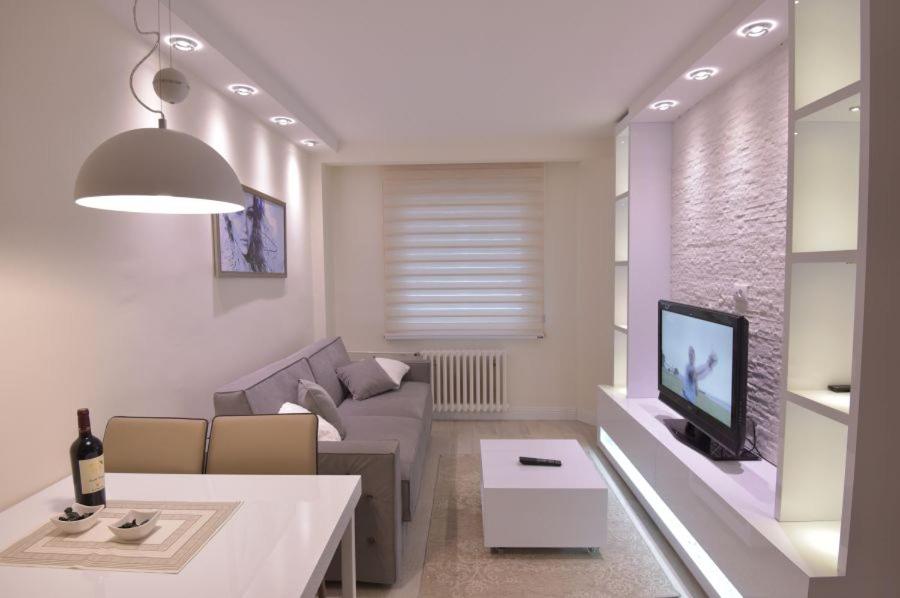 TV a/nebo společenská místnost v ubytování Konaci Kopaonik Lux Apartmani