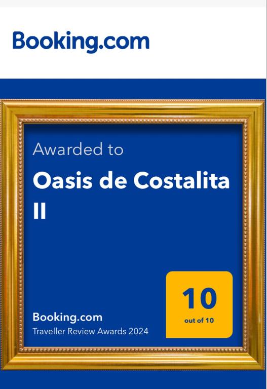 Oasis Costalita Estepona II tanúsítványa, márkajelzése vagy díja