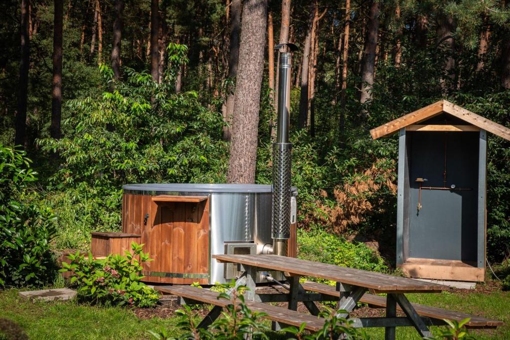 Zahrada ubytování Glampingzelt Heide - Lodge