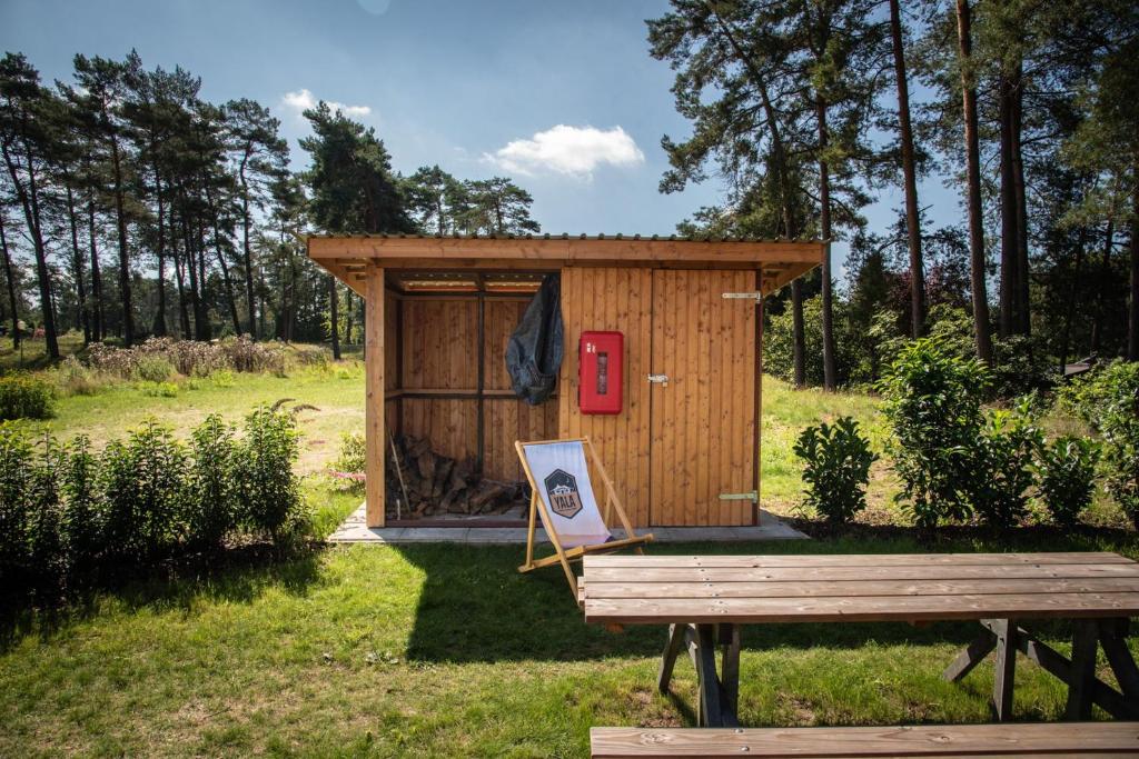 Zahrada ubytování Glampingzelt Heide - Lodge