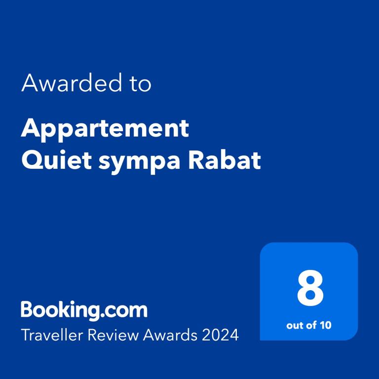 Appartement quiet sympa Rabat - Wohnung Mit Zwei Schlafzimmern
