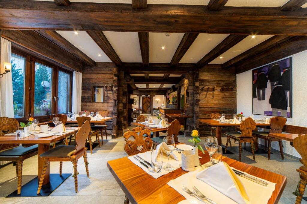 Restaurace v ubytování Hotel Allalin Saas-Fee