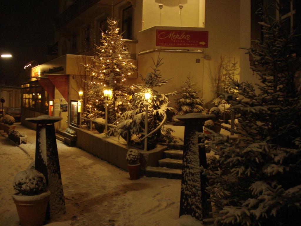 Hotel Fürstenberg v zimě