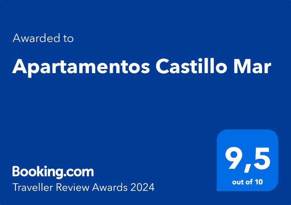 Certyfikat, podpis lub inny dokument wystawiony w obiekcie Apartamentos Castillo Mar Gran Canaria