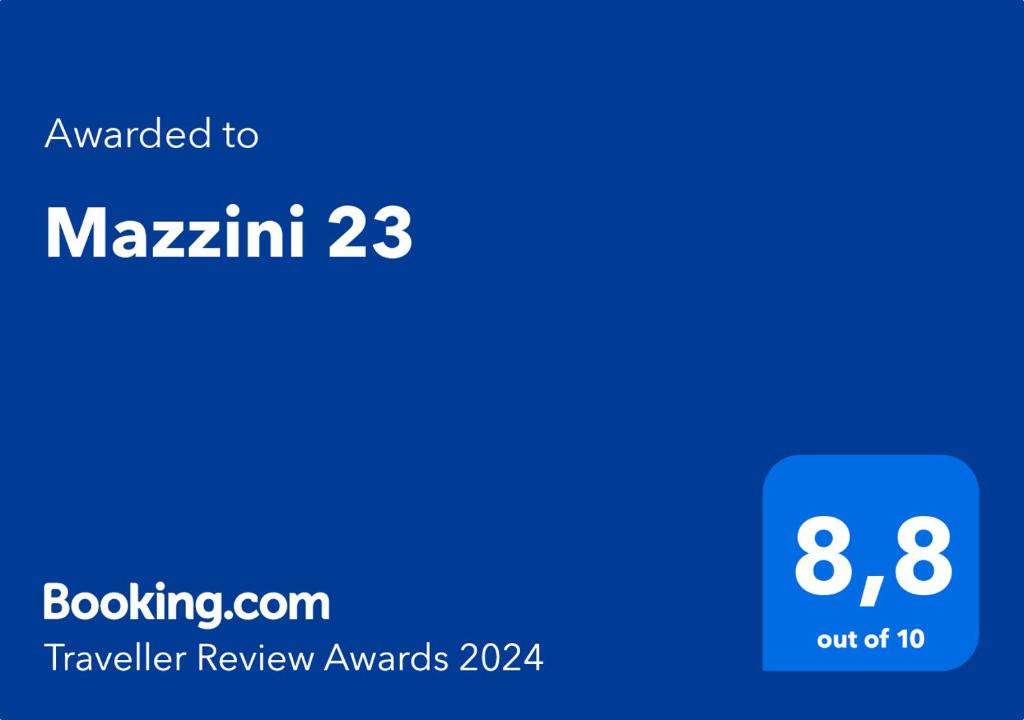 Certifikát, hodnocení, plakát nebo jiný dokument vystavený v ubytování Suite Mazzini 23