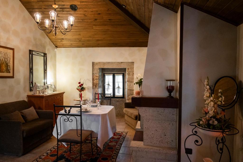 Posezení v ubytování Casa do Sear - Turismo Rural & Spa Exterior