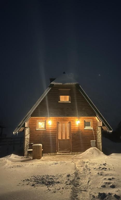 Mountain house v zimě