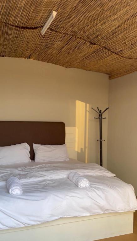 Postel nebo postele na pokoji v ubytování Royal desert camp