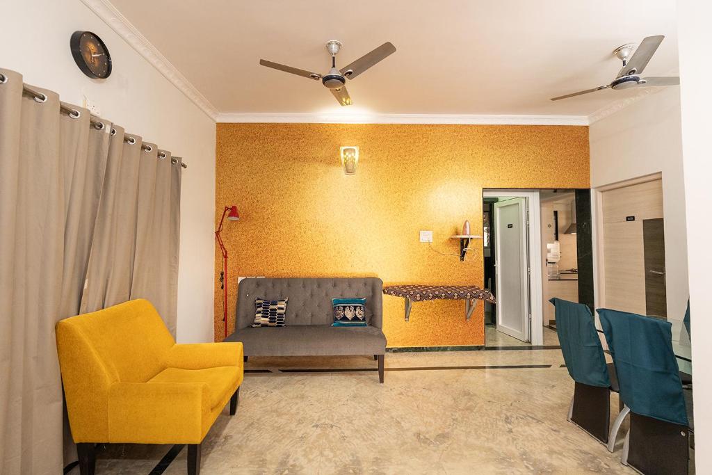 Posezení v ubytování Hive Service Apartment