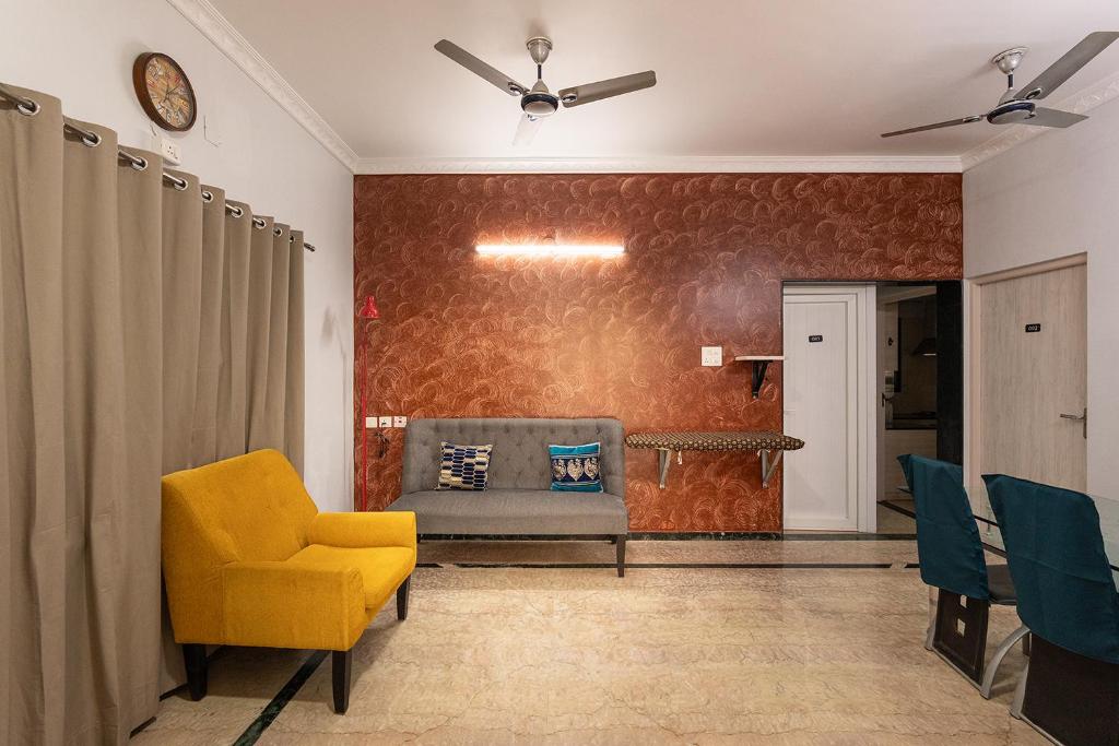 Posezení v ubytování Hive Service Apartment