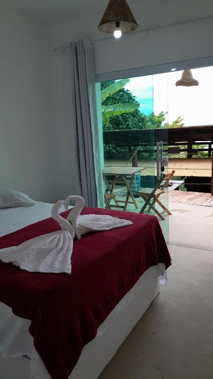 Voodi või voodid majutusasutuse Monkey beach agroturismo toas