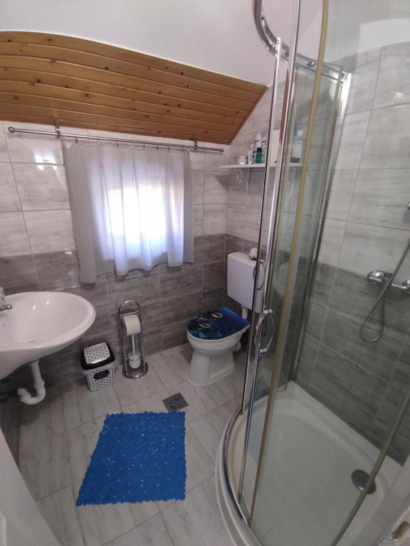 Łazienka w obiekcie Viola Apartmanház