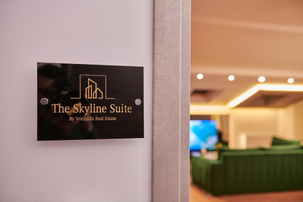 Certifikát, hodnocení, plakát nebo jiný dokument vystavený v ubytování The Skyline Suite
