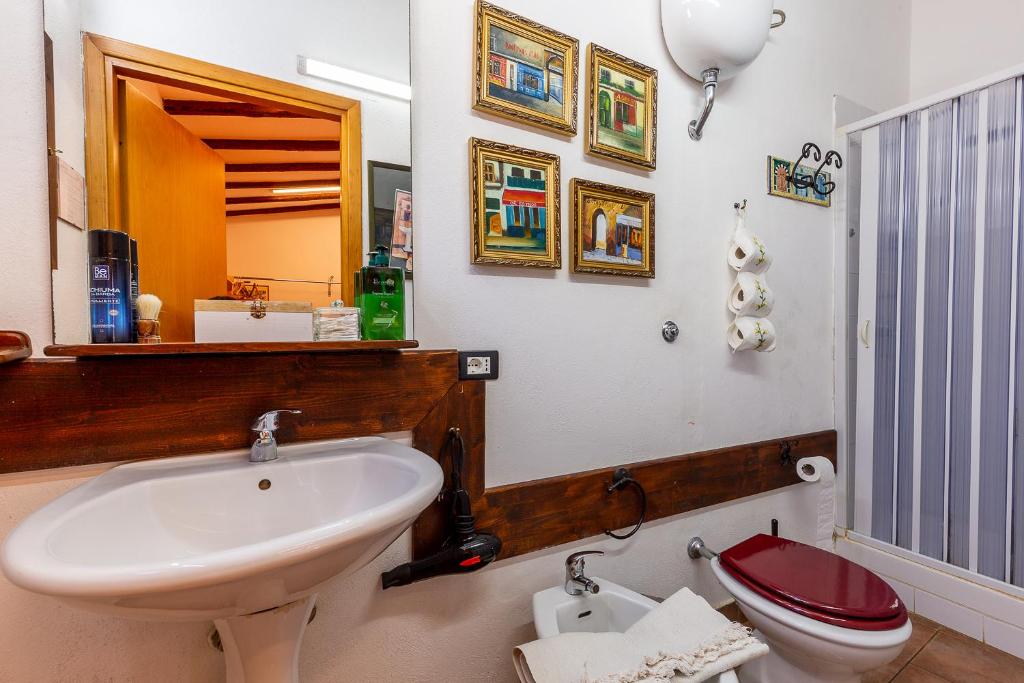 Koupelna v ubytování B&B Villa San Marco