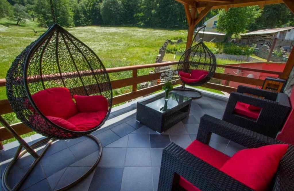 Area soggiorno di RED HOUSE