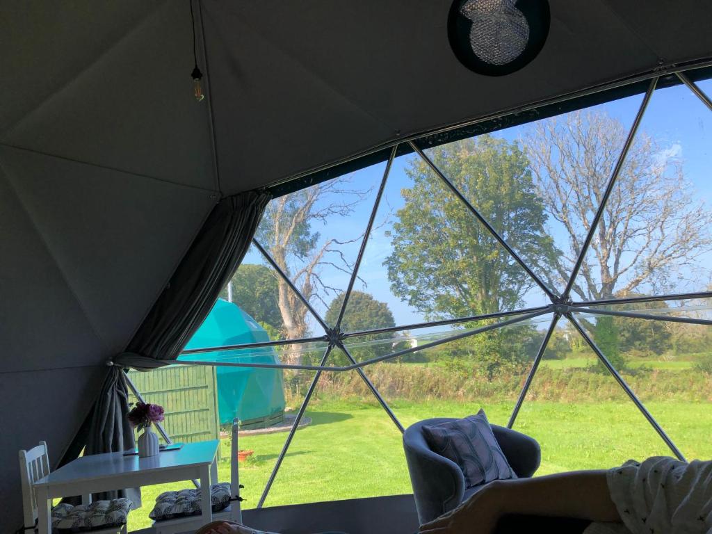 Zahrada ubytování Benllech Glamping