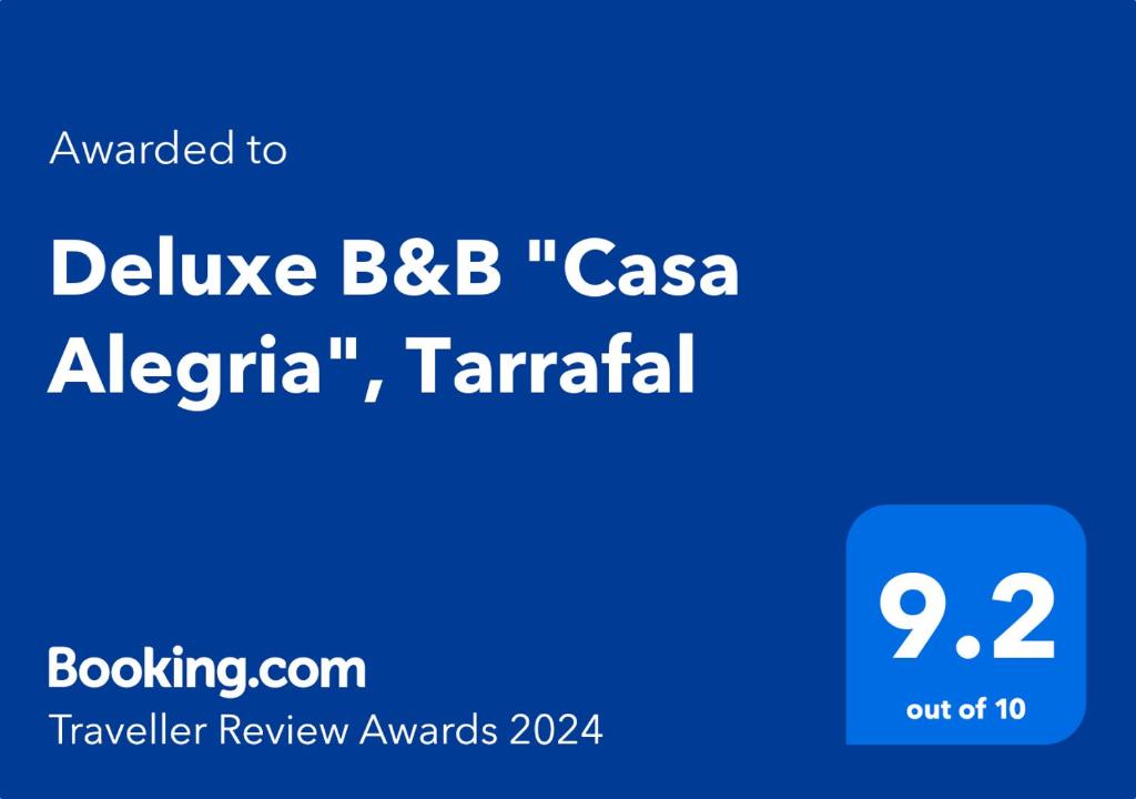 Certifikát, hodnocení, plakát nebo jiný dokument vystavený v ubytování Deluxe B&B "Casa Alegria", Tarrafal