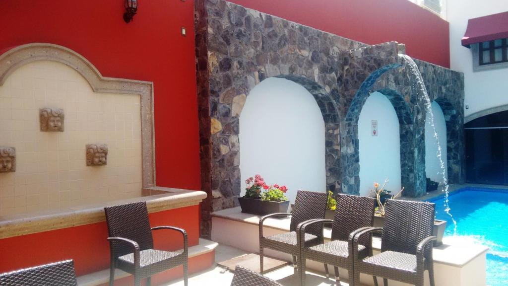 Bazén v ubytování Hotel San Xavier nebo v jeho okolí