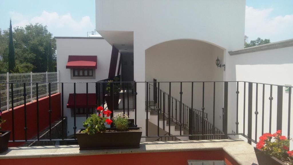 Balkón nebo terasa v ubytování Hotel San Xavier