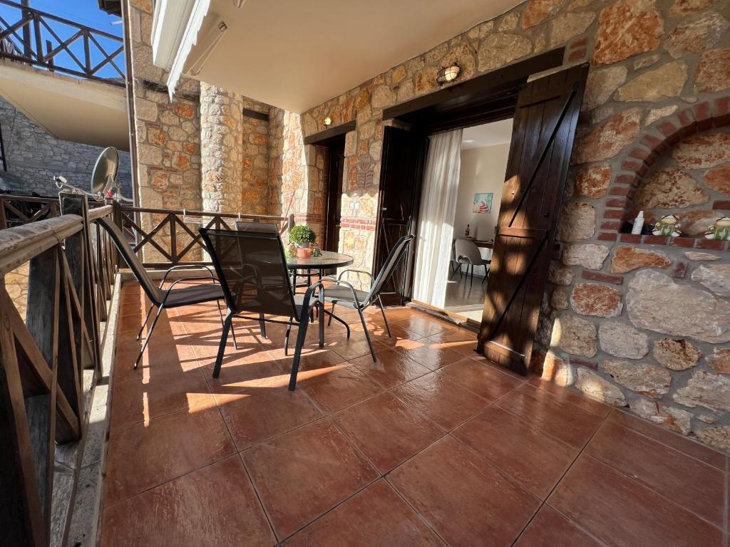 Balkon lub taras w obiekcie Boutique Stone Houses