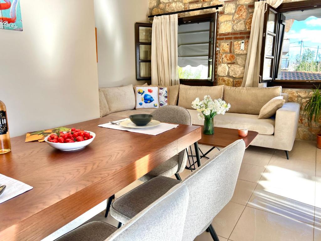 Część wypoczynkowa w obiekcie Boutique Stone Houses