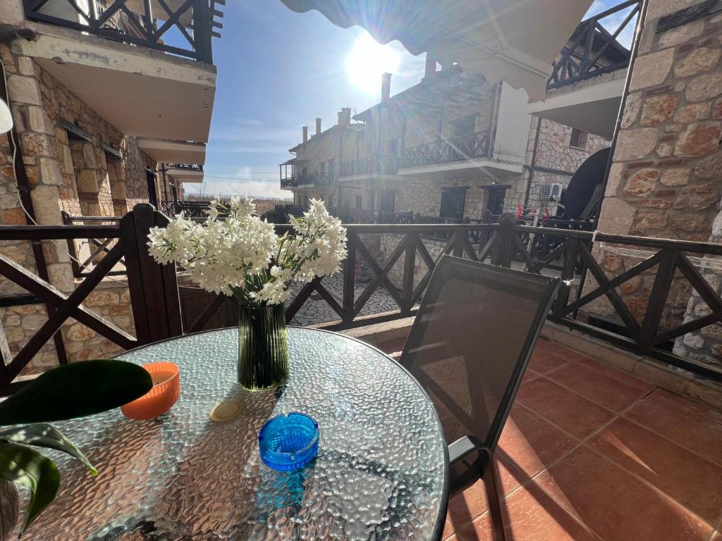 Balkon lub taras w obiekcie Boutique Stone Houses