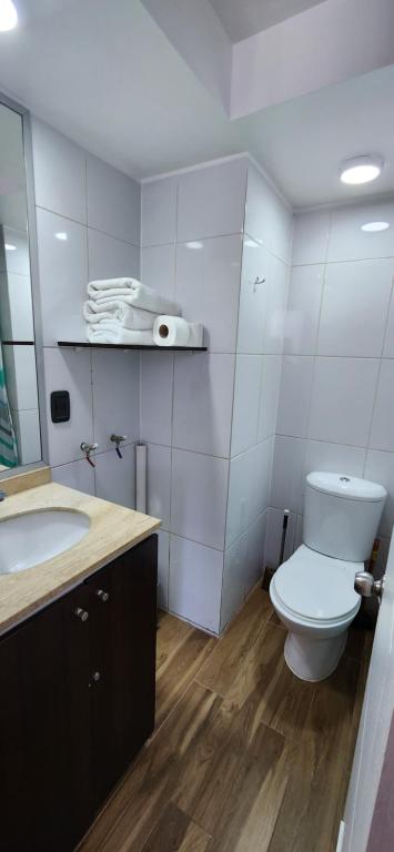 Koupelna v ubytování Personal Aparts Bellas Artes