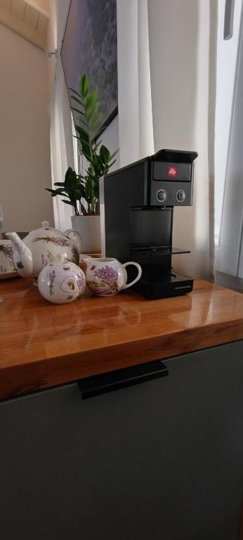 Kuchyň nebo kuchyňský kout v ubytování Pelekas loft