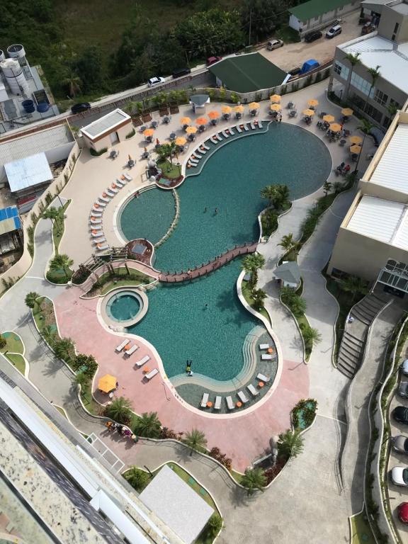 Bazén v ubytování Aqualand Resort nebo v jeho okolí