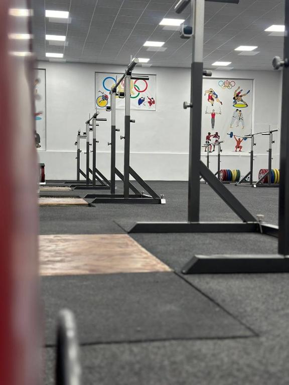 Fitness centrum a/nebo fitness zařízení v ubytování Olympic Gyumri