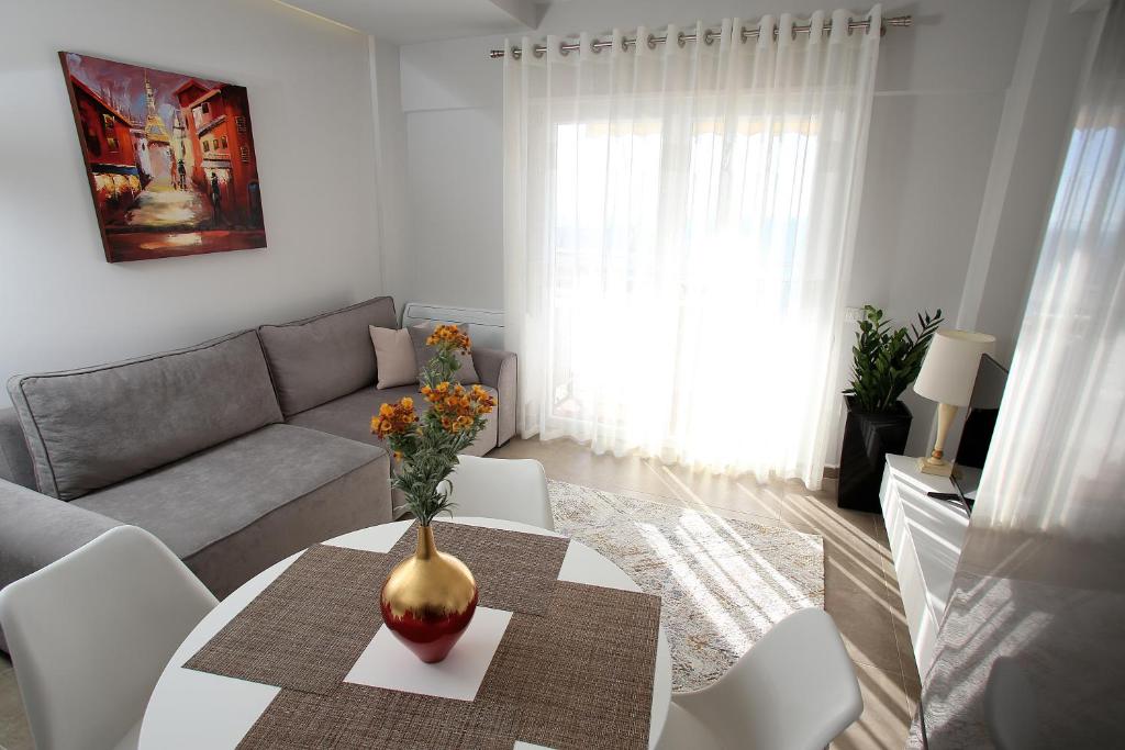 Posezení v ubytování NOVA Sea View Apartments