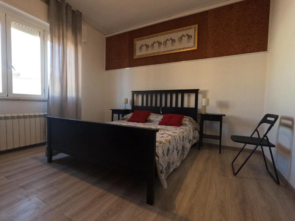A bed or beds in a room at Il Merlo