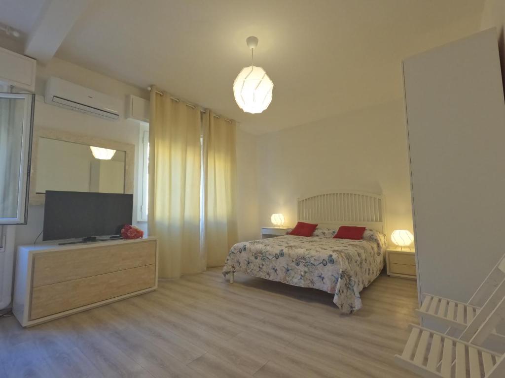 A bed or beds in a room at Il Merlo