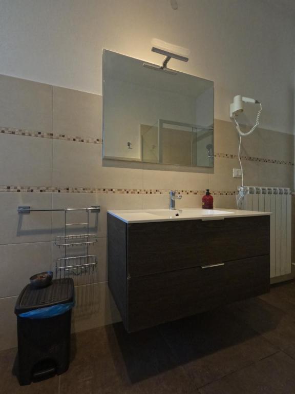 A bathroom at Il Merlo