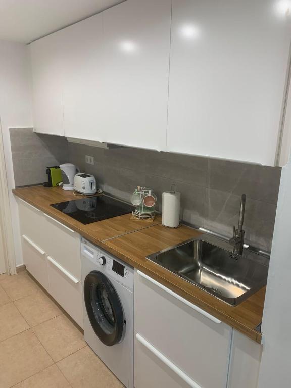 Kuchyň nebo kuchyňský kout v ubytování Casa Sotavento