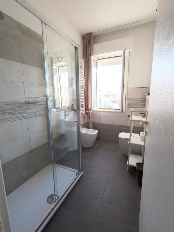 A bathroom at Il Merlo