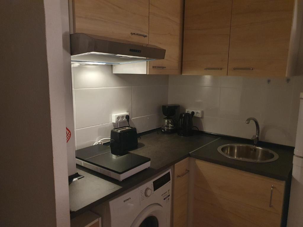 Kuchyň nebo kuchyňský kout v ubytování El.Paraiso, Torrevieja