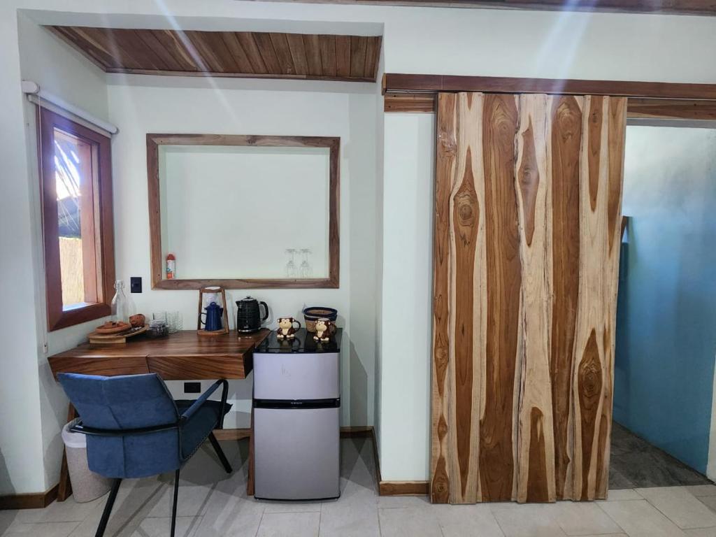 Kuchyň nebo kuchyňský kout v ubytování Villas Pura Vibra