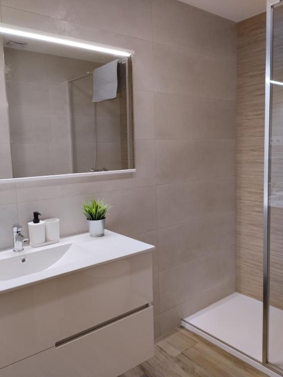 Kúpeľňa v ubytovaní Apartamentos CH